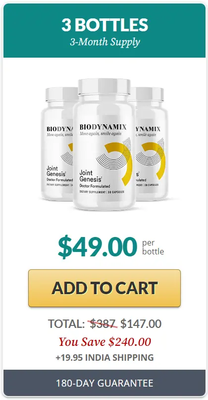 Joint Genesis  3 bottle